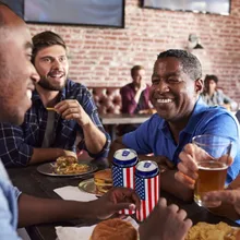 6 шт. украшение для дома прочная крышка пивная банка тонкие инструменты практический кулер рукава сумка для банкета вечерние флаги узор Тощий подарок