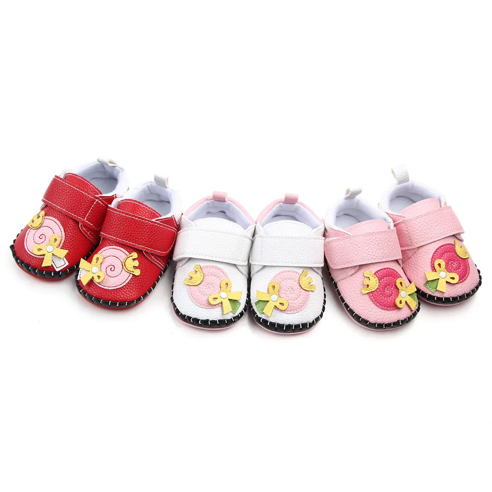 

Spring And Autumn Paragraph Four Seasons 0-1-Year-Old Men And Women Baby Shoes Rubber Sole Anti-slip Cartoon Avatar Pu Babies' T