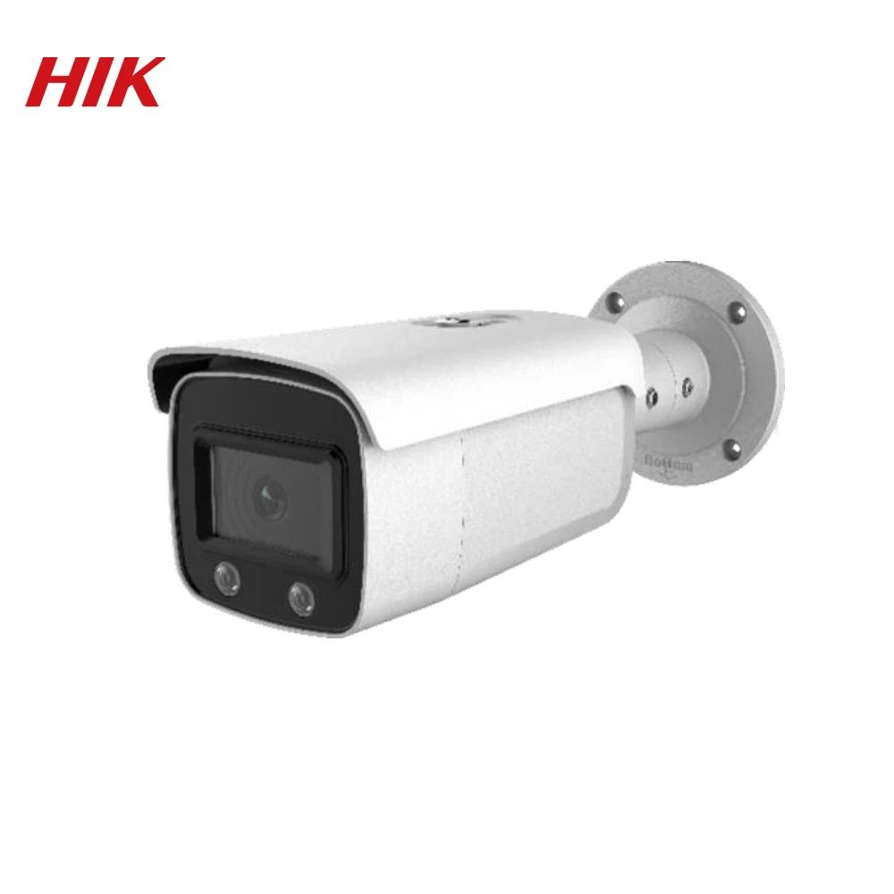 Оригинальная ip-камера Hikvision ColorVu, DS-2CD2T47G1-L, 4 МП, сетевая купольная ip-камера POE, H.265, камера видеонаблюдения, слот для sd-карты