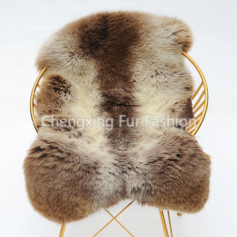 

CX-D-151E Natural Colors Australian Sheepskin Hairy Carpet for Living Room Bedroom Area Rugs Mat