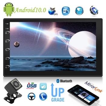 

VODOOL 9216B Android 10.0 Car Stereo Double 2 Din GPS AUX USB FM Radio Head Unit Player Head Unit 7 inch Screen