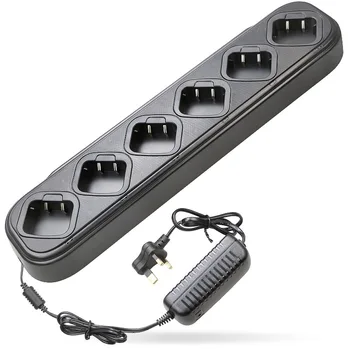 

Walkie Talkie Six-Way Charger Single Row Fast Charging For Baofeng UV5R 5RA Walkie-Talkie