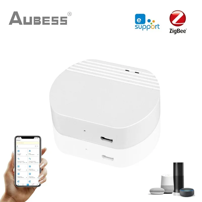 

Smart Zigbee 3.0 Wireless Gateway Wireless Smart Bridge APP Remote Control Connects to Ewelink App Compatible ZigBee 3.0 Product