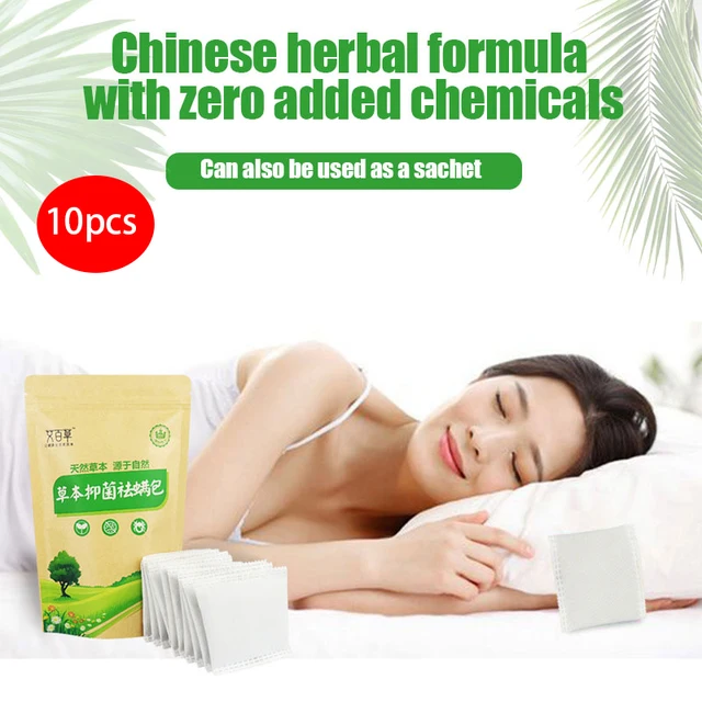 10Db/Táskák Atka Gyilkos Por Atkák Ölése Bed -Rovar Eltávolítás Vezérlő Eltávolító Gyógynövény Féreglőlevelek $