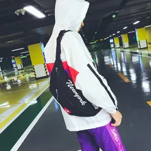 Женская сумка, однотонная, черного цвета, оригинальная, модная, Exquiste, женская сумка-мессенджер, элегантная, для девушек, дикая, Брезентовая, трендовая сумка на плечо# ZB