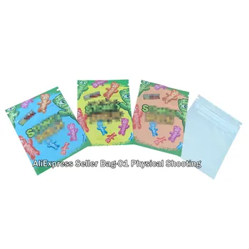 

25/50/100x Blue Yellow Orange Mylar Resealable Smell Proof Bags