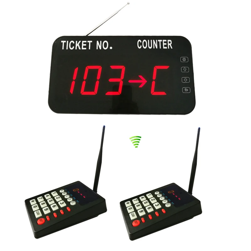 

1 Counter Number Host Receiver 2 Keypad Transmitter Wireless Queue Management System