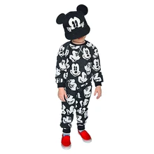 Spring Autumn boys 2 pcs set baby sweatshirt+ pants kids tracksuit children casual set toddler suit mickey miki mous 2 to 5 yrs