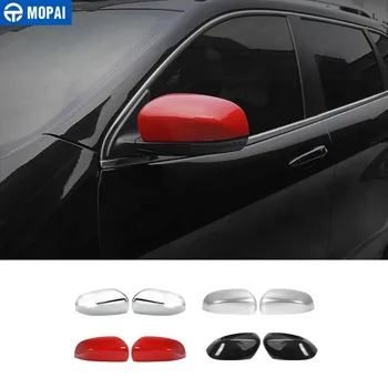 

MOPAI Car Rearview Mirror Shell for Jeep Cherokee 2014+ Car Rear View Mirror Decoration Cover for Jeep Compass 2017+ Accessories