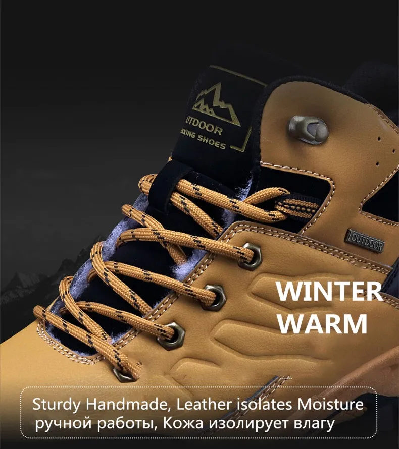 Marca de inverno botas de neve dos