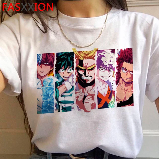 My Hero Academia Bakugou T-shirt Men Cute Anime Boku No Hero Academia T Shirt Cool Todoroki Graphic Tshirt Hip Hop Top Tees Male 49104