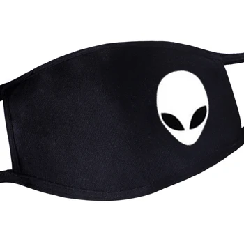 

Fashion Casual Anime Alien Unisex For Female Male Face Mask Cool Anime Mouth Mask Anti-dust Mouth Masks Cute Masker Masque