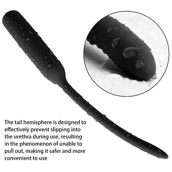 10 Speeds Vibrating Urethral Catheter Sounding Vibrator Penis Plug Vibrator Urethral Dilation Plug Sex Toys For Men masturbator 4