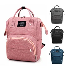 Bolsa de pañales de moda para bebé, bolsa de pañales de maternidad de gran capacidad, mochila de viaje, bolsa de lactancia para el cuidado del bebé