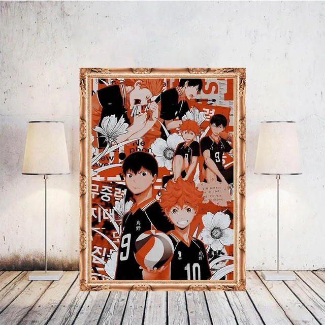 Quadro decorativo Poster Haikyu Anime Volei Personagens para sala quarto em  Promoção na Americanas