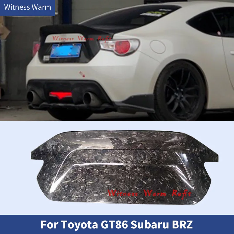 

High Quality Forged Carbon Rear Trunk Hood Cover Bonnets Tail Cover Car Styling for Toyota Gt86 Ft86 Subaru Brz Body Kit
