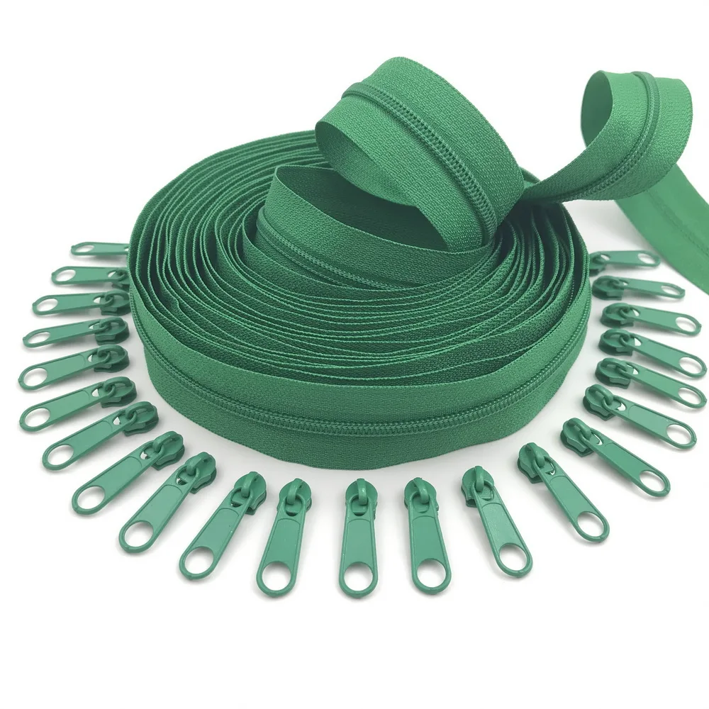 Description Picture 2 of item50pcs 3# Nylon Zipper Zipper Pulls for Multicolor Zipper Slider for Sewing accessories