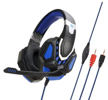 

Gaming Headset For PS4 3.5cm PC Headphone Wired Non-lighting With Microphone Gaming Computer Earphone For Switch