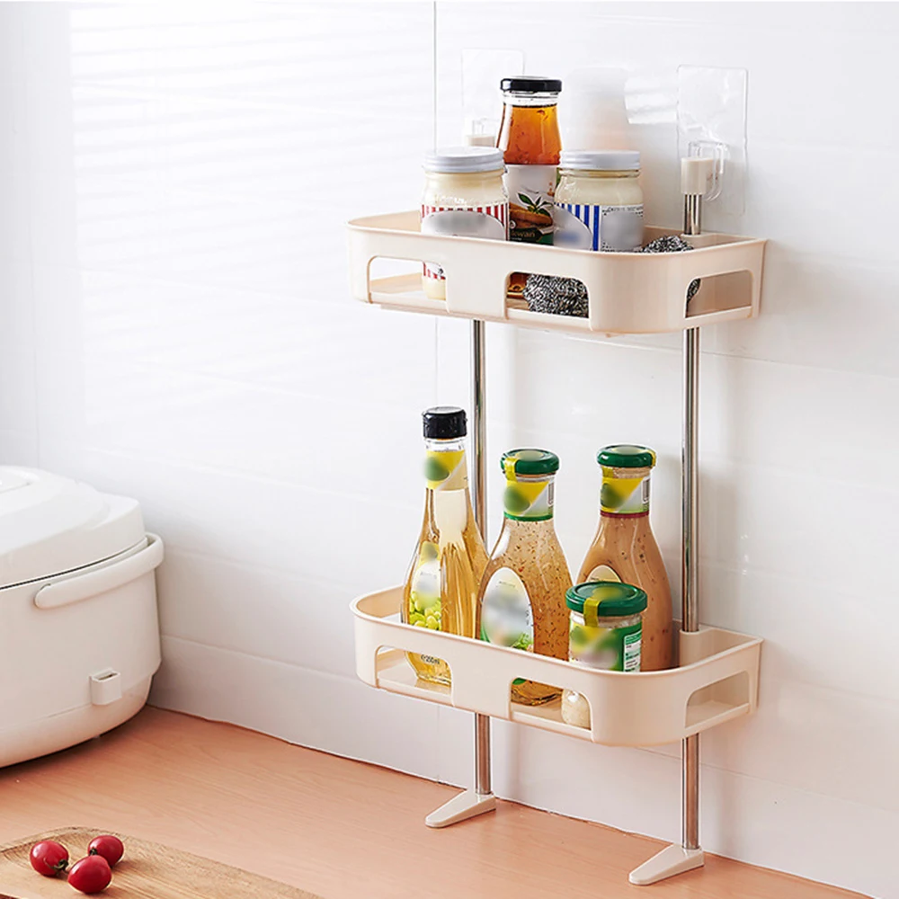 

2-Tier Iron Toilet Towel Storage Rack Over Bathroom Shelf Organizer For Store Shampoo / Towel Etc Accessory High Quality