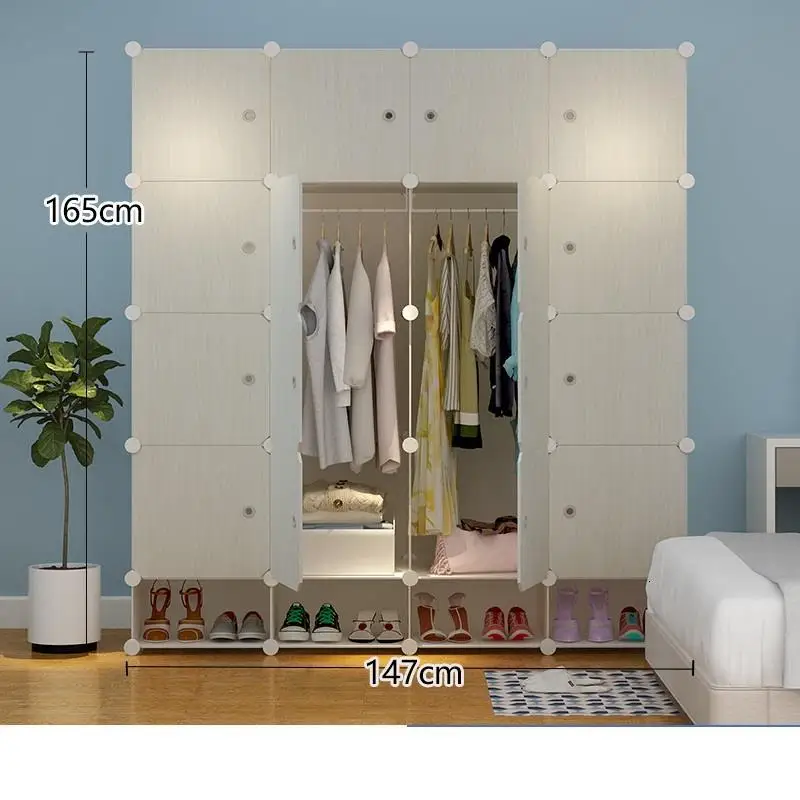 Guardaroba Ropero комод для Armario Armoire Rangement шкаф для хранения Mueble De Dormitorio мебель для спальни шкаф - Color: Version O