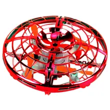 НЛО Мини-Дрон вертолет Радиоуправляемый квадрокоптер зондирование и освещение домашняя игрушка четыре оси НЛО Мини-Дрон модель НЛО подарок для детей Распродажа