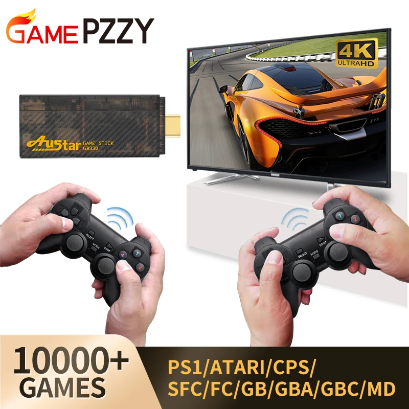 game console with built in games
