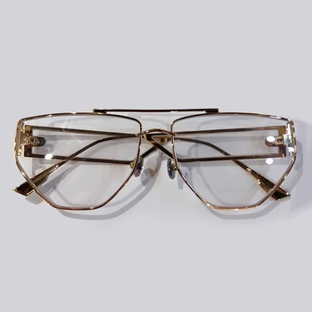 

Cat Eye Glasses Frame Men Women Classic Alloy Frame Clear Lens Glasses Optical Spectacle Frame Male