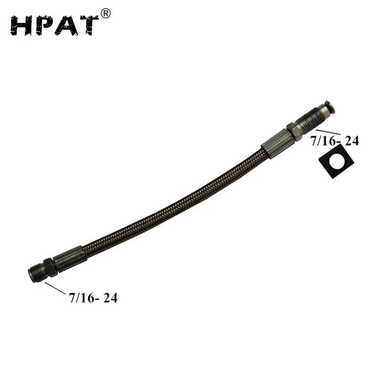 HPAT Пейнтбол 6 ''Tippmann Газовая линия плетеный шланг с квадратной гайкой