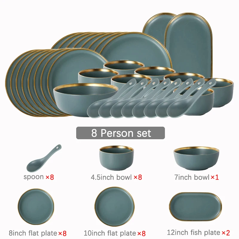8 person set