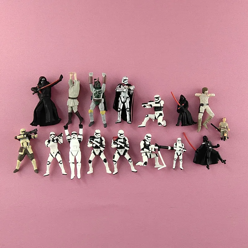 

TAKARA TOMY Genuine STAR WARS Imperial Stormtrooper Darth Vader Mini Action Figure Model Ornament Toys