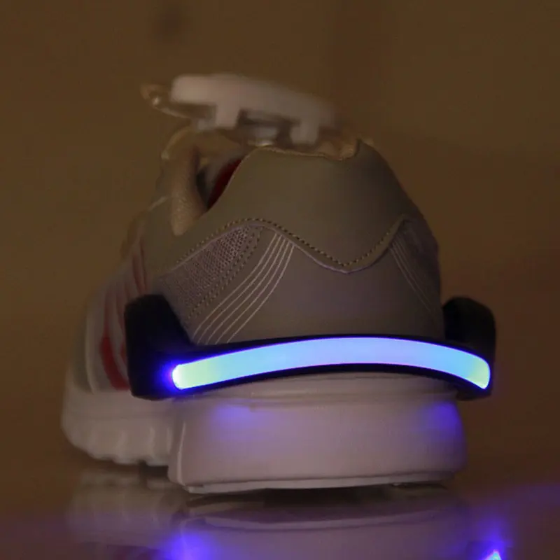 

LED Luminous Shoe Clip Light Night Safety Warning LED Bright Flash Light For Running Cycling Bike Blue, Green, White, Red,Pink