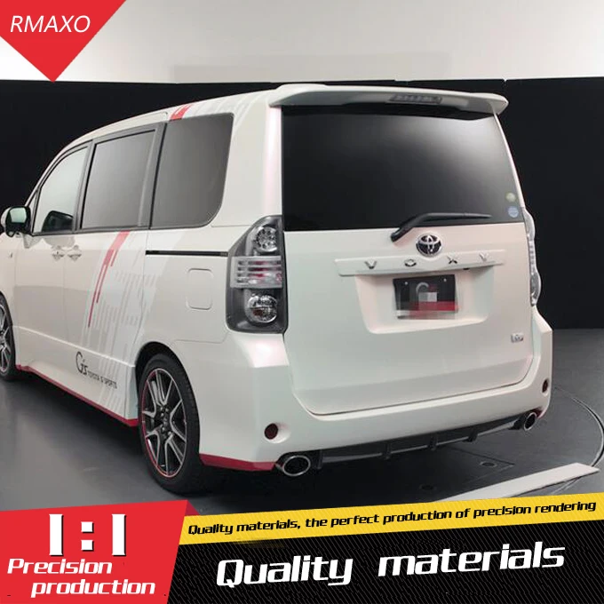 Для toyota NOAH/VOXY спойлер 2007-2013 noah/voxy спойлер со светом ABS пластик Материал Неокрашенный спойлер для noah/voxy