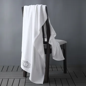 

Large Cotton Bath Towels White Super Absorbent Soft Adults Bath Towels Couple Toalla Playa High Quality Hotel Bath Towel MM60YJ