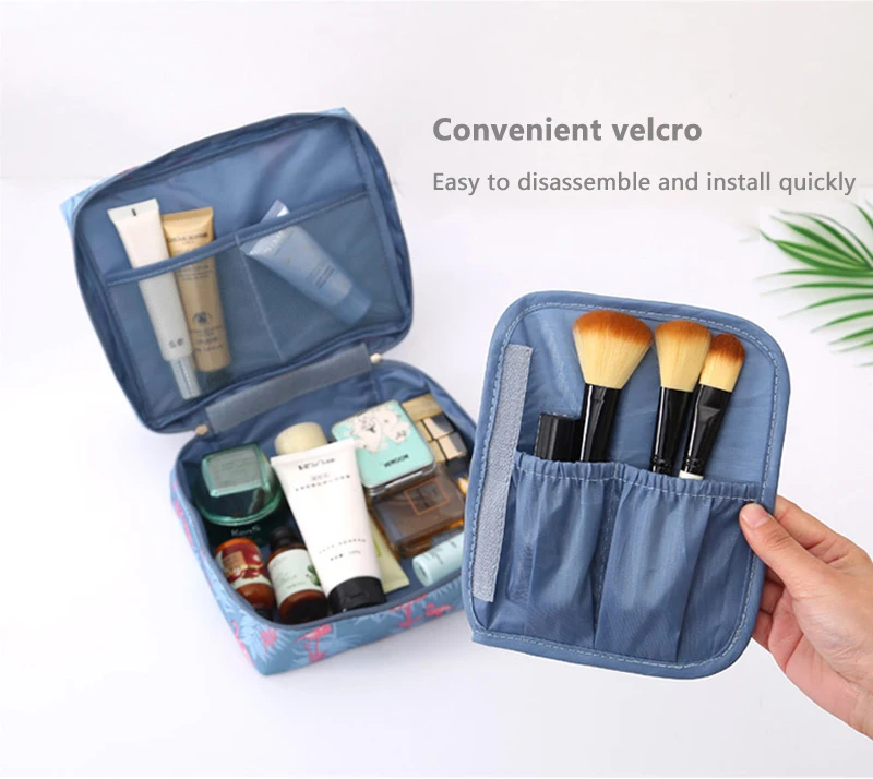 Mujer bolsas de maquillaje, segnoras Multifunción viaje, mujeres maquillaje organizador bolso Cosmetico neceser portortil al aire