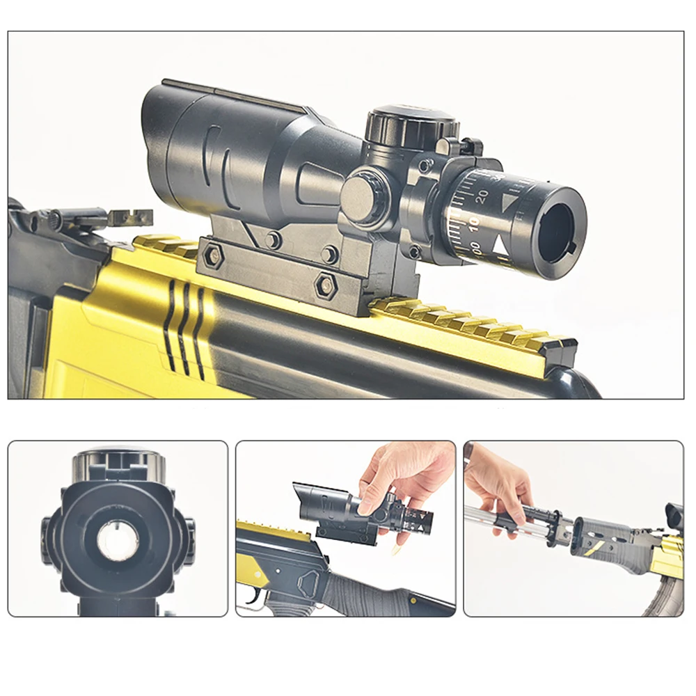 2020 Children's Gift Toy Water Gun AKM AK 47 Rifle CS Shooting Games Manual Gun Safe and Fun Water Gun For Kids Birthday Gifts