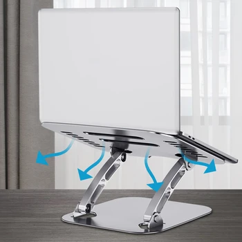 

Portable Laptop Stand Holder For Macbook Air Pro Aluminum Notebook Support Holder PC Computer Riser Base Stand Cooling Bracket