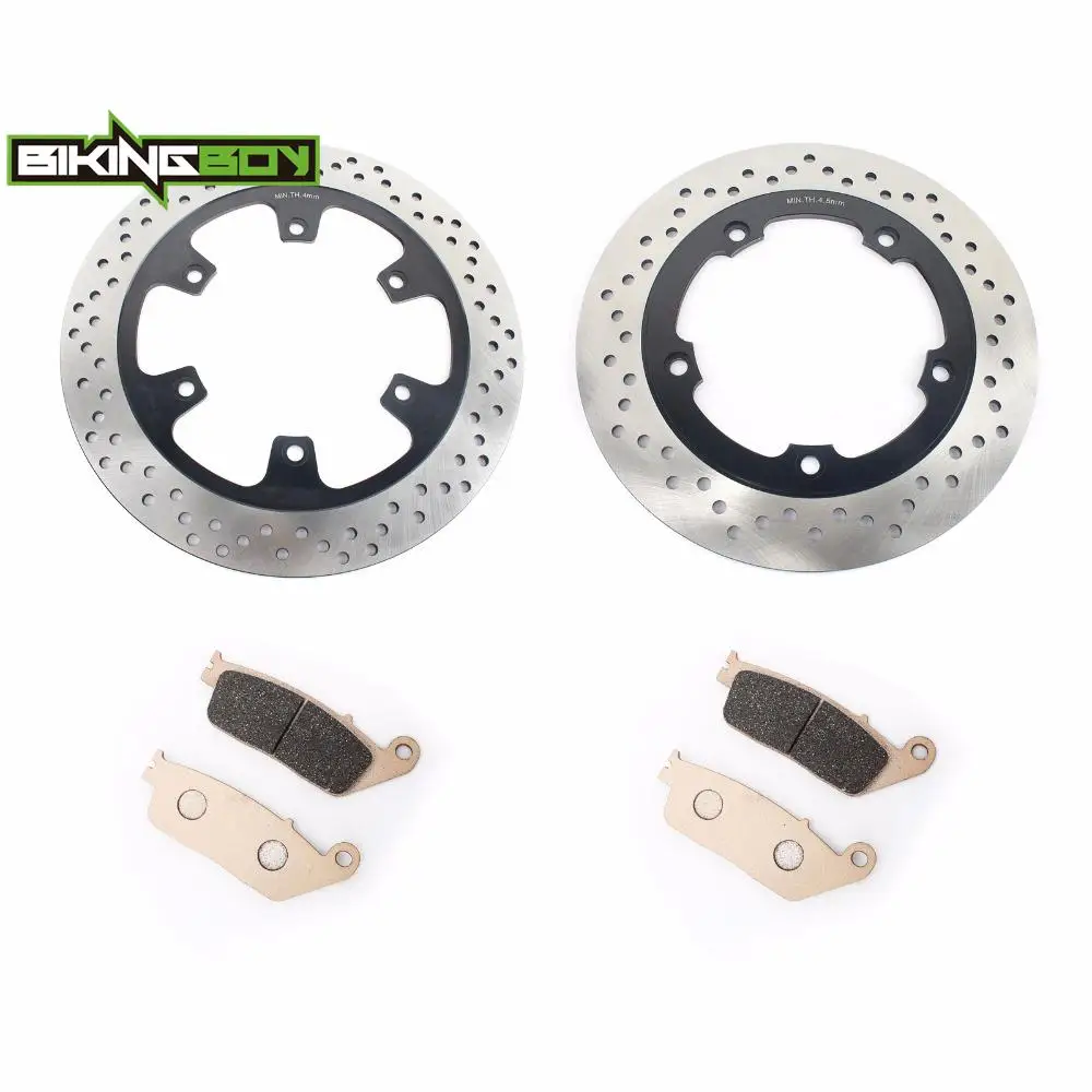 Bikingboy Anteriore Posteriore Dischi Freno Rotori Pastiglie Per Legent 900 Tt 89-01 90 Thunderbird 885 95-03 Adventurer 900 885 96-01 00 99 98