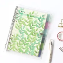 

Transparent Loose Leaf Binder Loose Leaf Inner Core A5 A6 A7 Notebook Journal Planner School Office Supplies Stationery 016068