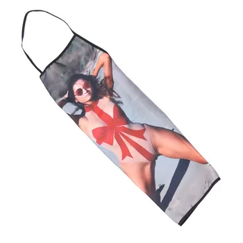 

Halloween Sexy Lady Apron Chef Kitchen Cook Apron for Adult Costume Party (Type 1)