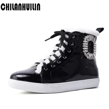 

2020 brand design women boots waterproof winter shoes women snow boots platform keep warm ankle boots thick fur botas mujer