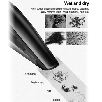 

USB Rechargeable Wireless Dry Wet Mini Vacuum Cleaner Handheld Auto Equipment