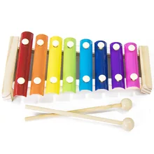 Напрямую от производителя Популярная игрушка пианино ребенок дерево Октава стук пианино ребенок стук деревянный ксилофон раннее образование фунт музыкальный I