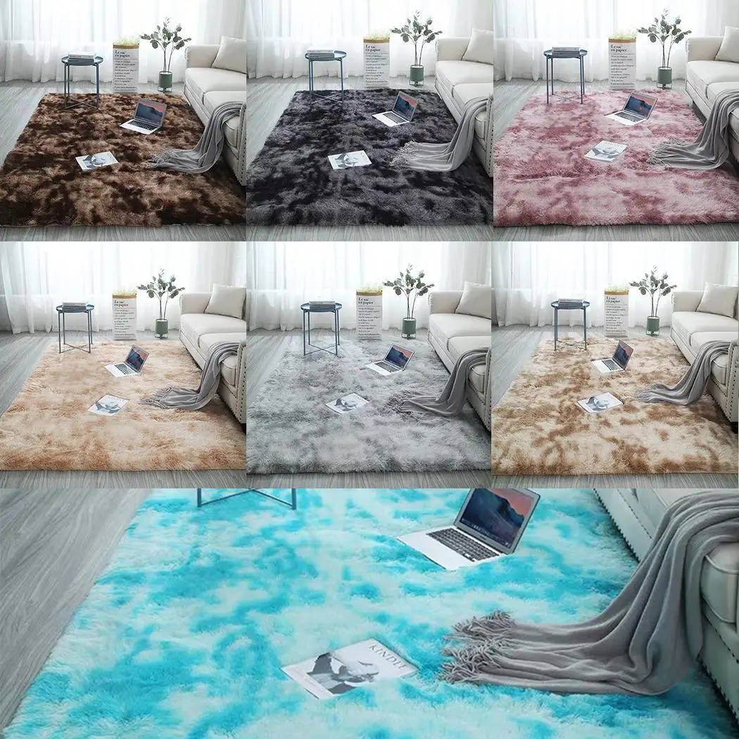 

Ultra Soft Modern Area Rugs Nursery Rug Solid Home Room Plush Living room, bedroom Carpet Decor Square