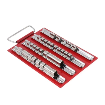 

80pcs/40pcs Socket Tray Rack 1/4", 3/8", 1/2" inch Snap Rail Tool Set Organizer D08F