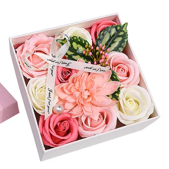

Soap Flower Box Valentine's Day Christmas Rose Gift packaging box gift bag Artificial Flower Wedding & Engagement Souvenir