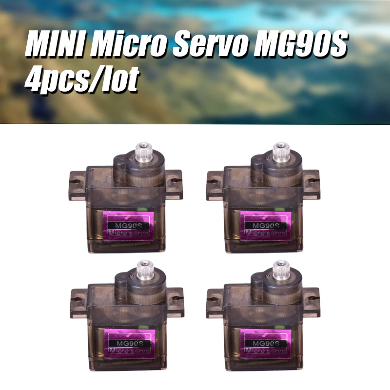 Цифровой сервопривод MG90S металлическая шестерня 9g для радиоуправляемых