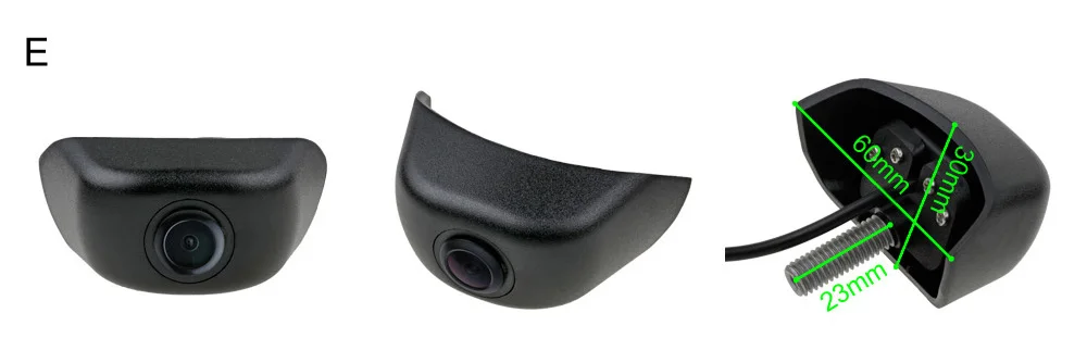 SINOSMART, Высококачественная Автомобильная камера с логотипом для парковки, вид спереди, для Mercedes Benz, серия C, Класс E, GLC, GLK, CLS, MPV, круглый логотип