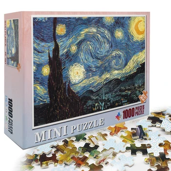 

jigsaw puzzles 1000 pieces wooden Assembling picture Landscape puzzles toys for adults children kids games educational Toys
