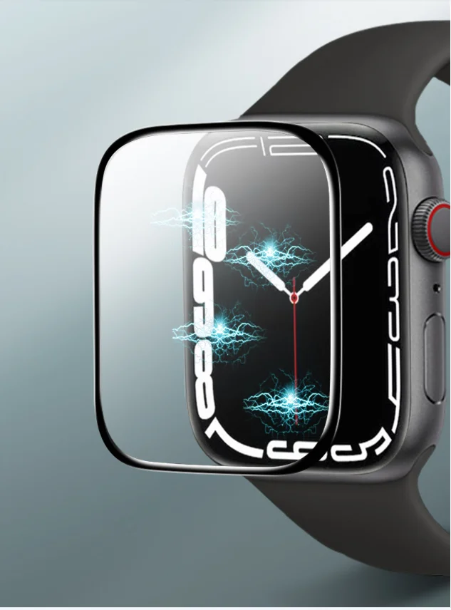  ð ø 7   3D HD ȭ  ü ȭ ȣ ʸ ø 7 ׼   41mm 45mm ScratchProof ũ ʸ