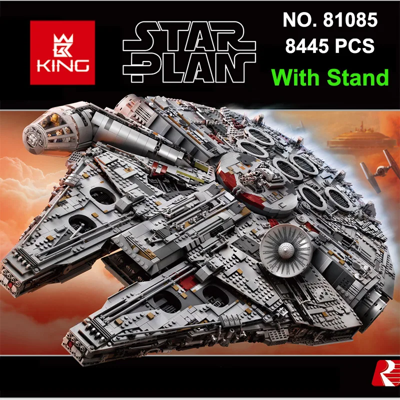 Millennium Star Wars Falcon строительные блоки набор кирпичей 75192 05132 игрушки конечный